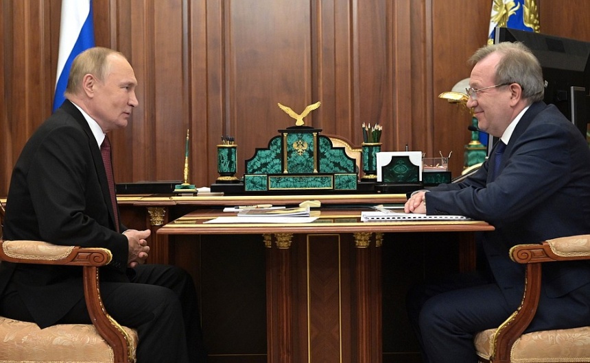 Встреча с президентом Российской академии наук Геннадием Красниковым
